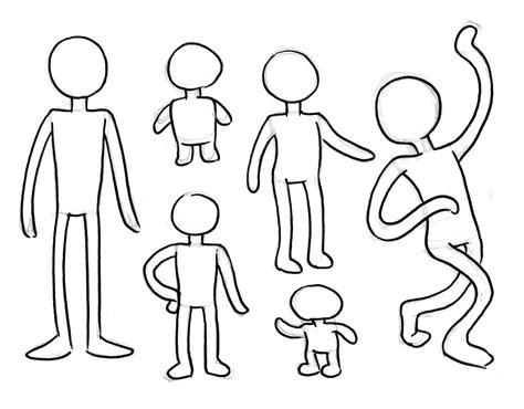 Simple Human Figure Drawing at PaintingValley.com | Explore collection ...