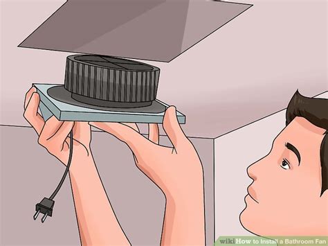 how to install bathroom fan
