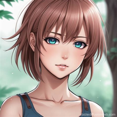 anime tyan sketch stable diffusion