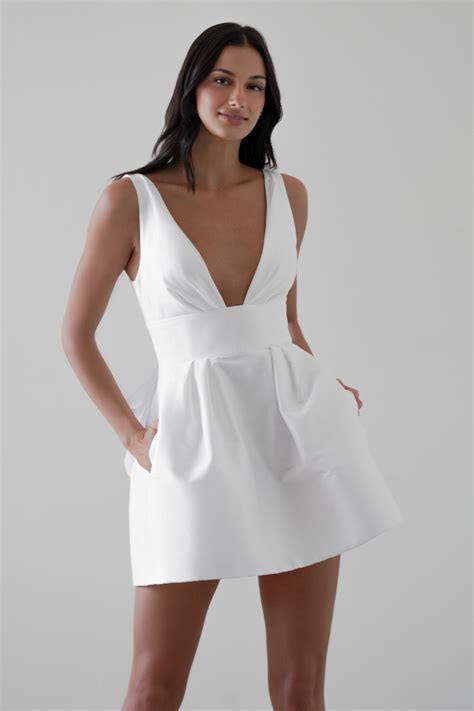 Little White Dresses - Short Wedding Gowns | Angelia Bridal