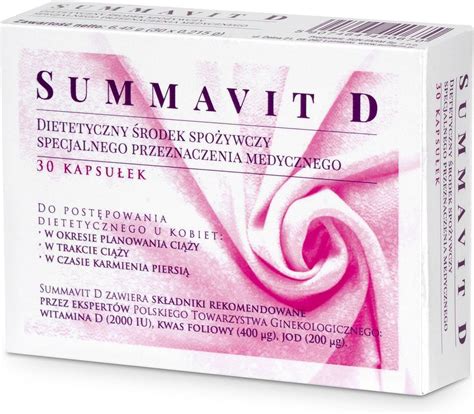 Summavit D 30 kaps. - Opinie i ceny na Ceneo.pl