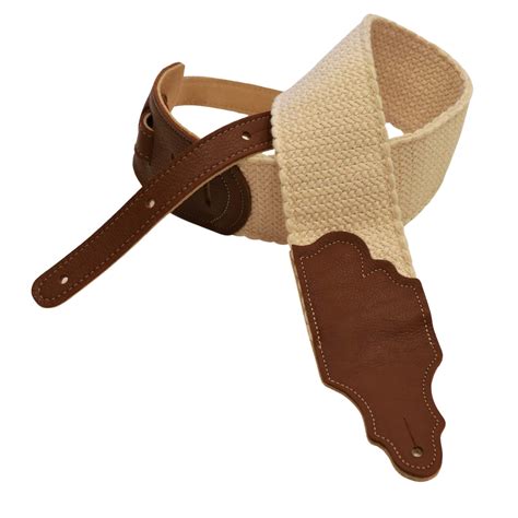Franklin Strap 3” Cotton Cinch Natural/Caramel Guitar Strap – Amp Shop
