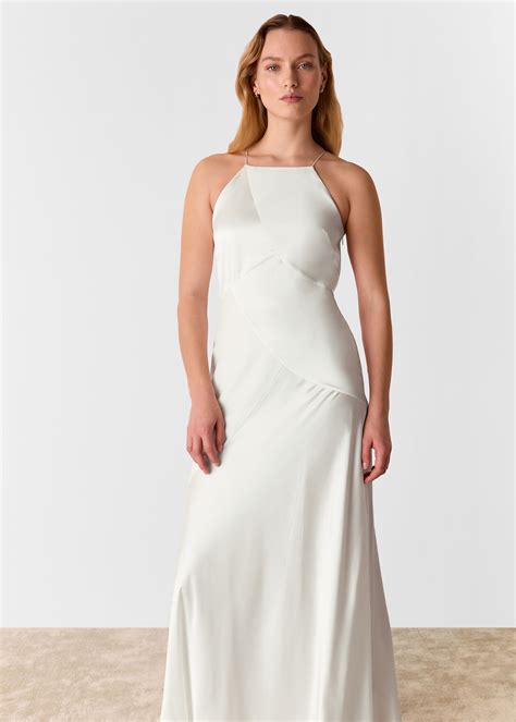 Ivory/Multi Eileen Silk Wedding Dress | WHISTLES