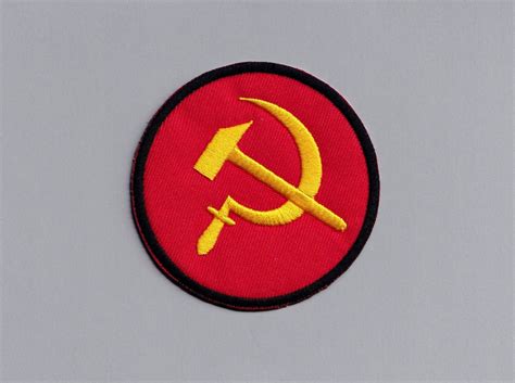 Embroidered Hammer and Sickle Patch Communist Soviet Union - Etsy UK
