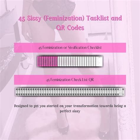 45 Forced Feminization Sissy Training Tasklist or Checklist & - Etsy