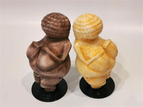Paleolithic Venus of Willendorf Pagan Fertility Goddess Statue, Full
