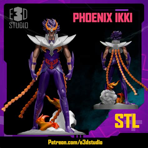 Archivo 3D SAINT SEIYA - PHOENIX IKKI・Objeto imprimible en 3D para