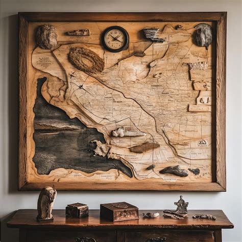 historic map display pictures