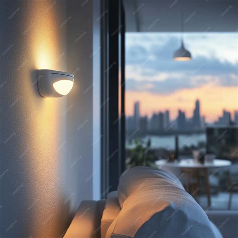 A smart lighting system with integrated sensors for adjusting light