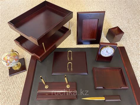 Настольный набор руководителя, 10 предметов, серия Office (id 97706253)