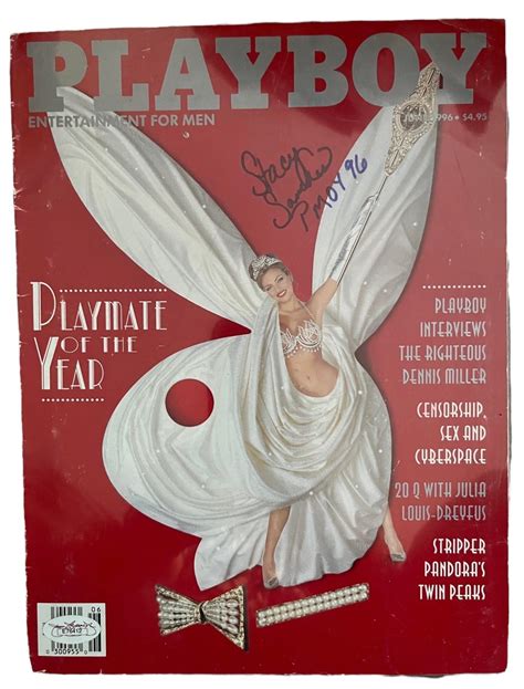 At Auction: Stacy Sanches Signed Playboy Magazine