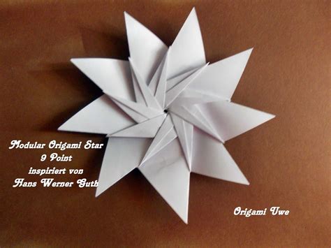 Modular origami star – Artofit