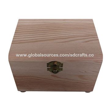 Buy Wholesale China Wooden Box Unfinished For Jewelry With Square Hinge ...