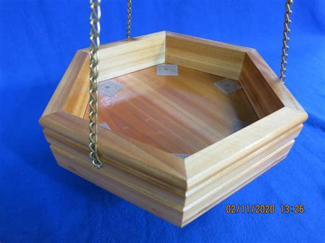 Open Hexagon Bird Feeder - Etsy