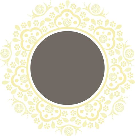 decorative rounded frame design  vector art  vecteezy