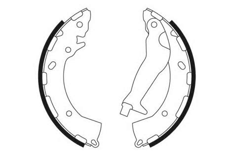 583050UA00,KIA 583050UA00 Brake Shoe Set for KIA
