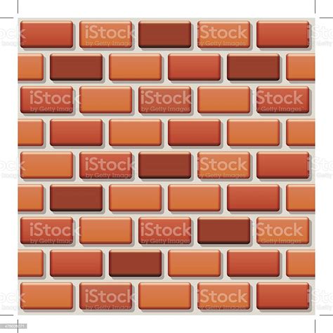 dinding bata pola berulang  mulus vector ilustrasi stok
