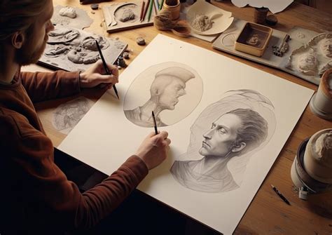 premium photo  timelapse shot   designer transforming  rough