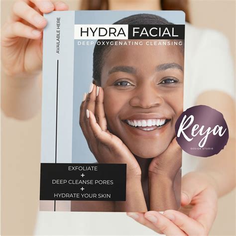 Hydrafacial Poster DOWNLOAD PDF JPEG Beauty Salon Flyer - Etsy