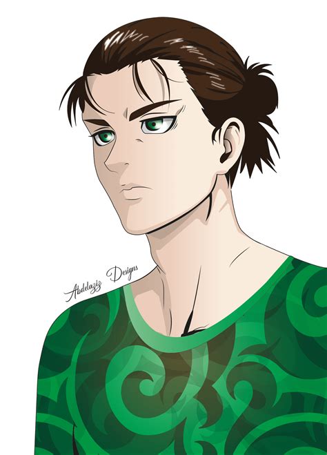 eren yeager fan art behance