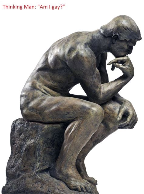 Thinking man at it again. Is he, what do you think? | Thinking man ...