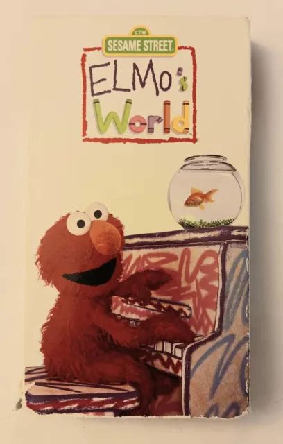 SESAME STREET ELMO'S World VHS 2000 Tape 3 Elmo Episodes EUR 6,62 ...