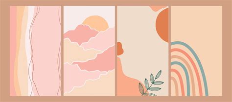 abstract set   background package beautiful cute autumn fall design