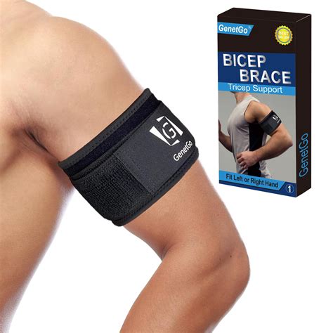 Information Bicep & Tricep Tendonitis Brace Compression Sleeve - Pain Relief for Guide