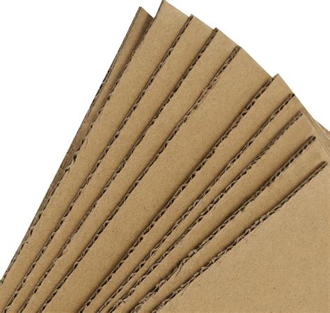 PINGEUI 60 Pack A4 Corrugated Cardboard Sheets, 3mm Thick Cardboard ...