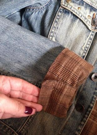 Классная комбинированная джинсовая куртка от geisha jeans — цена 250 ...