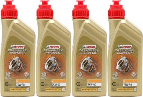 Castrol Syntrax Universal Plus 75W-90 (neu Transmax Universal LL) 4x 1l ...