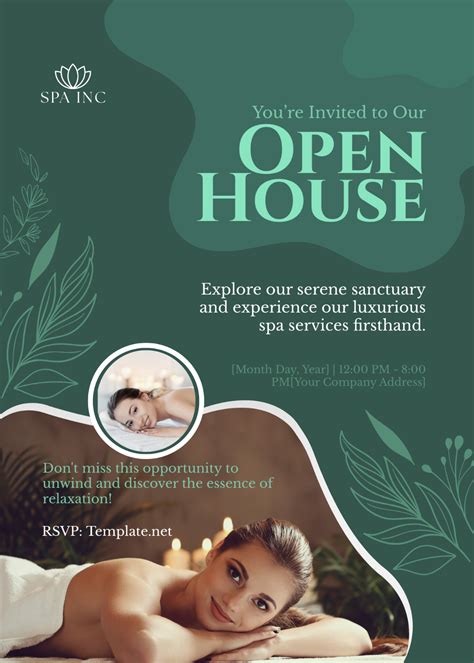 Free Open House Invitation Templates, Editable and Printable