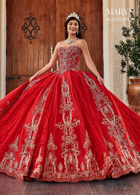 Red Gold Quinceanera Dresses at Clarence Swingle blog