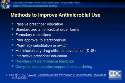 Guide to antimicrobial use in adults - Antimicrobial drugs ...