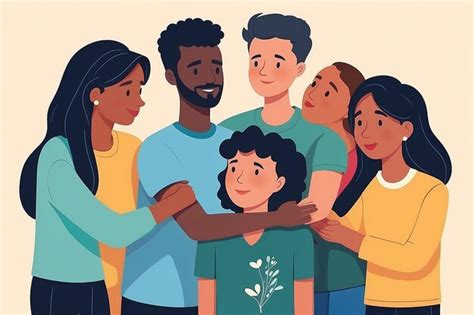 Premium Photo | Social Support Network