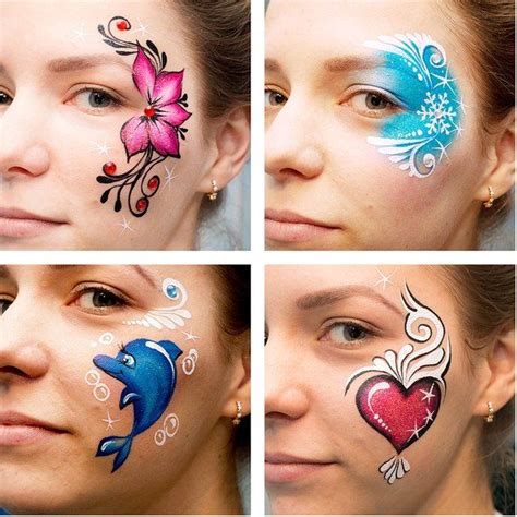 АКВАГРИМ Face Painting Flowers, Face Painting Tips, Girl Face Painting ...