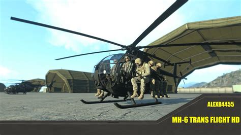 MH-6M Transit Flight ArmA III - YouTube