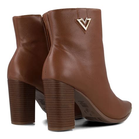 Bota Via Marte Couro - Bota Via Marte Couro Mascavo Feminina Confortável | Oscar
