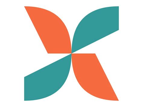 wind rose shape logo template vector image  logowik