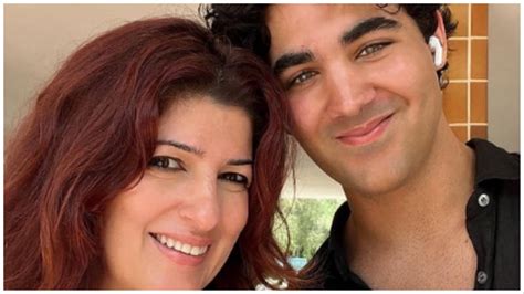 twinkle khanna recalls  time   son aarav kumar applied