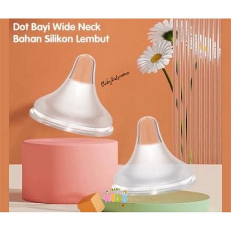 jual cm dot bayi wide neck nipple peristaltic  shopee indonesia
