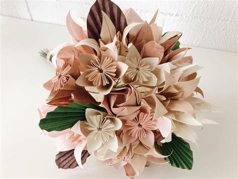 Origami Paper Flower Bouquet - Etsy