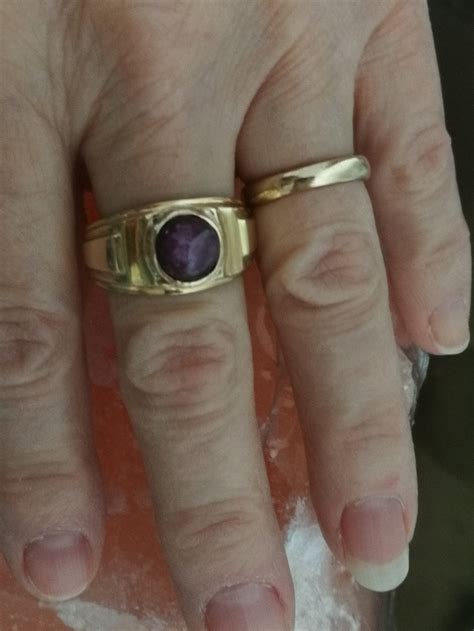 14K Vintage Pink Star Sapphire Ring - Etsy