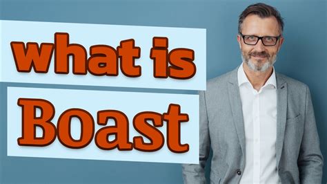 Boast | Definition of boast - YouTube