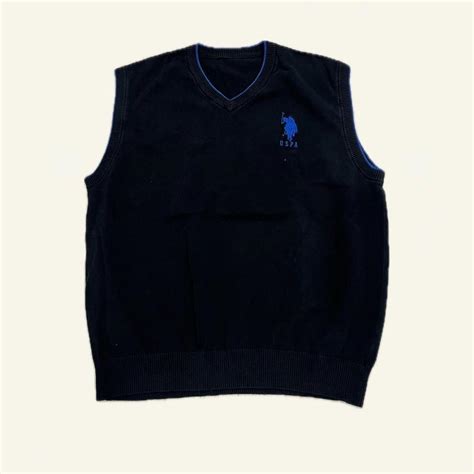 Vintage USPA Sweater Vest - Depop