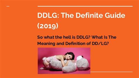 DDLG Relationships: What is the meaning of DDLG?
