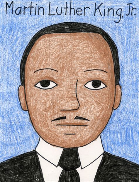 Learn how to Draw Martin Luther King Jr. - Artshow24