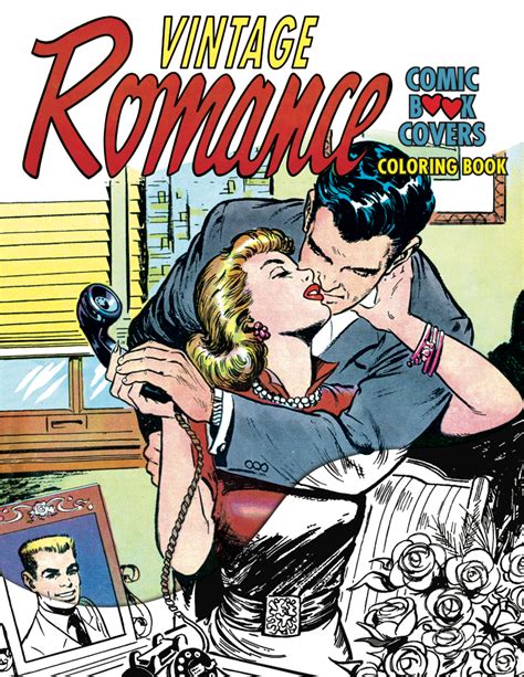 DEC160595 - VINTAGE ROMANCE COMIC BOOK COVERS COLORING BOOK TP ...