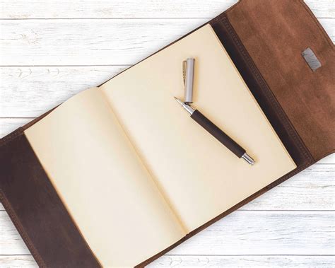leather journal personalized leather journal journal  etsy