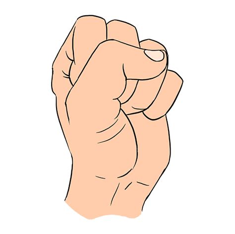 How to Draw a Fist - Really Easy Drawing Tutorial